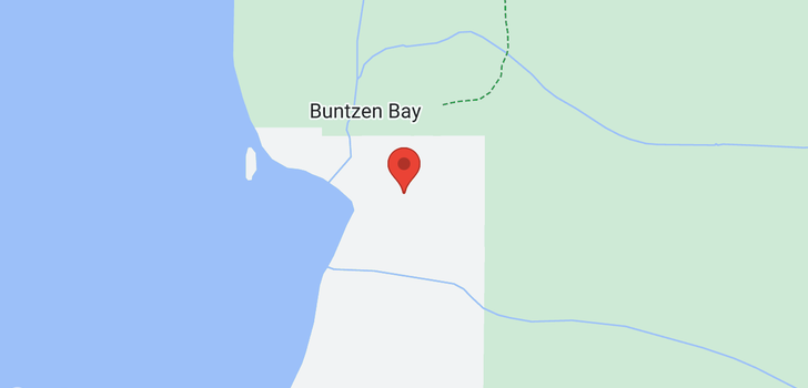 map of 11 BUNTZEN BAY